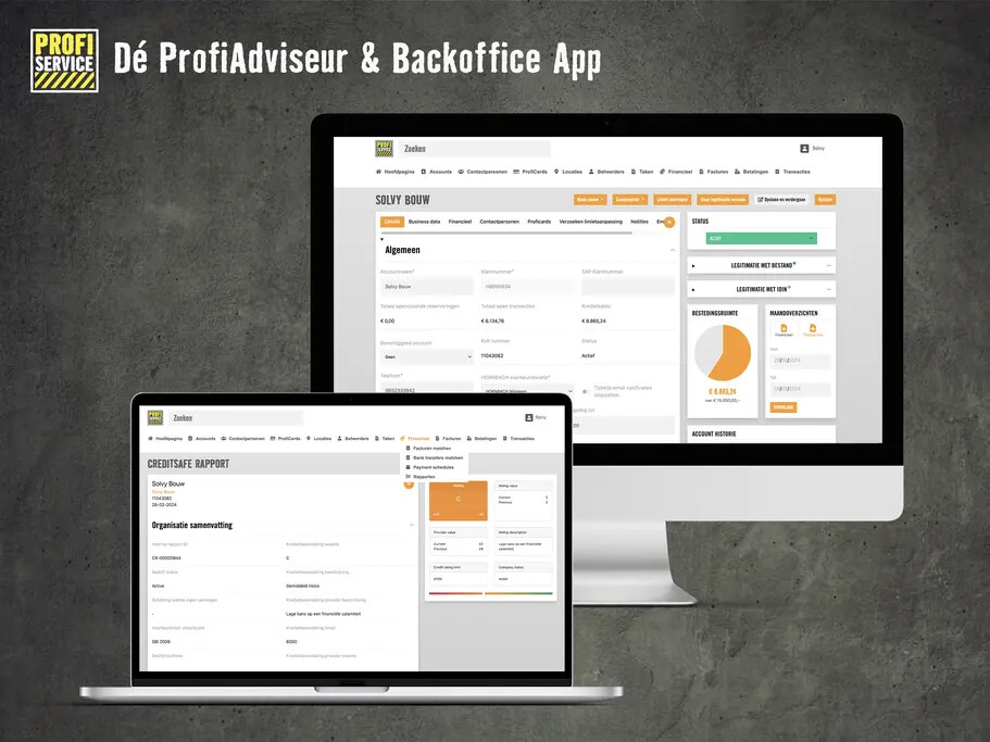 ProfiAdviseur en Backoffice App